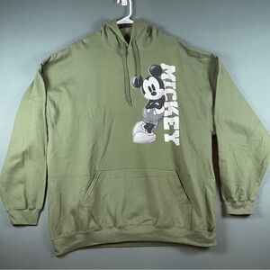 Mickey Mouse - Sage Green Hoodie - Size XXL NWOT